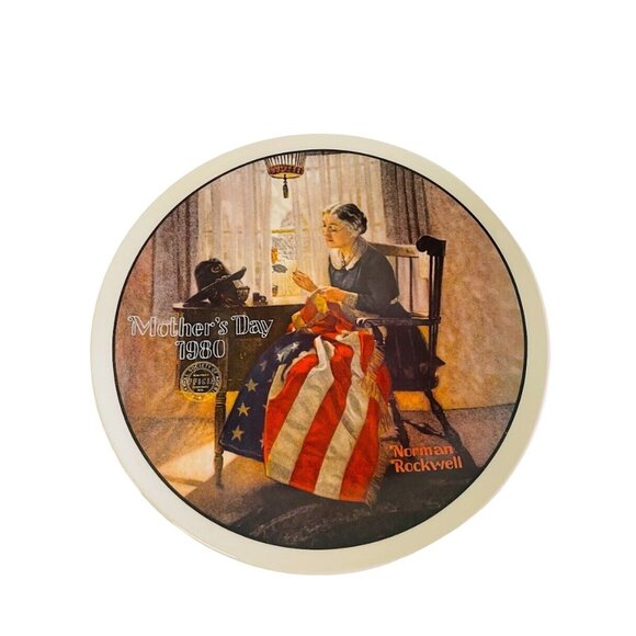 Norman Rockwell Mothers Day Plate 1980 A Mothers Pride Knowles Fine China Limite - Picture 1 of 8